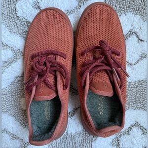 Allbirds Wool Sneakers Dusty Rose Mauve Size 7